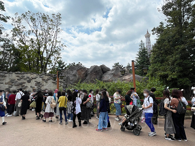 2022年9月15日(木)のアトラクションの混雑状況