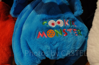 クッキーモンスターぬいぐるみハット（後ろ）