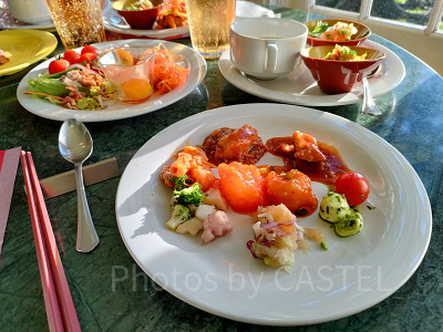 ディズニーランド食べ物:クリスタルパレス・レストランのブッフェ