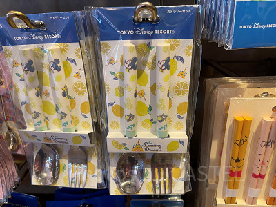 カトラリーセット(ディズニーレモン柄グッズ)