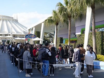 12月ディズニーランド混雑レポ：アトラクションの待ち時間