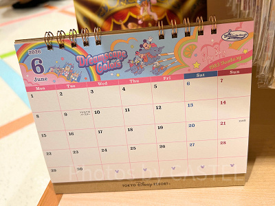 卓上カレンダーミッキーマウスと仲間たち（イラスト）