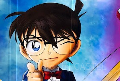 名探偵コナン・USJの看板