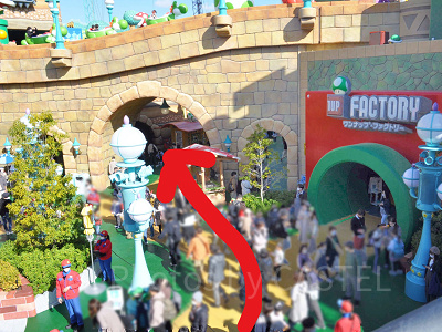 USJドンキーコングエリアの行き方道順