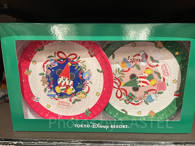 ディズニークリスマスグッズ2023：プレートセット 2023年11月07日(火)発売（リルリンリン）