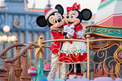 ディズニー・クリスマスの様子