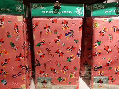 ディズニー・クリスマス・リルリンリングッズ:カットクロス ワッペン付き