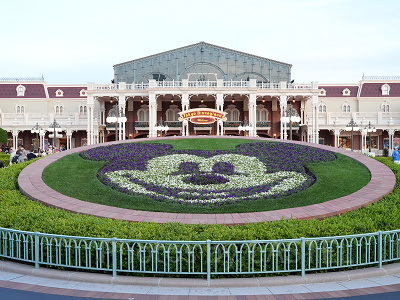 ディズニーのエントランス