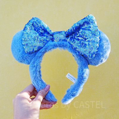 ディズニーふわモコカチューシャ(ブルーグレー)