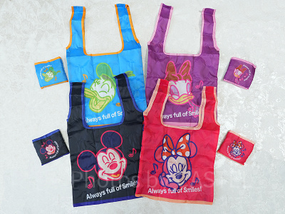 ディズニーガチャガチャ：エコバッグ（スマイル）