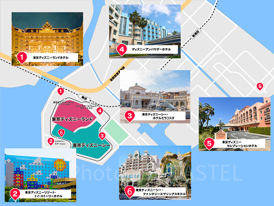 ディズニーホテルマップ
