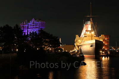 夜のディズニーシー