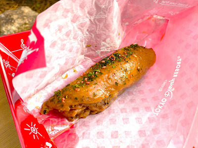 ディズニーシー食べ歩き:ブラックペッパーてりやきチキンロール