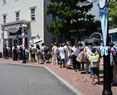 【ディズニーシーのショーレストラン】ケープコッド・クックオフ：予約者の待機列