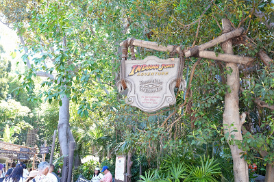カリフォルニアアナハイムディズニーのアトラクション：インディ・ジョーンズ・アドベンチャー