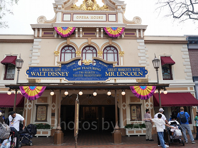 カリフォルニアアナハイムディズニーのアトラクション：オペラハウス