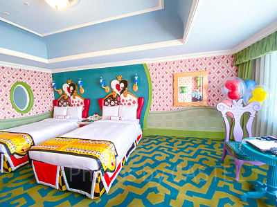 ディズニーランドホテルのふしぎの国のアリスルーム