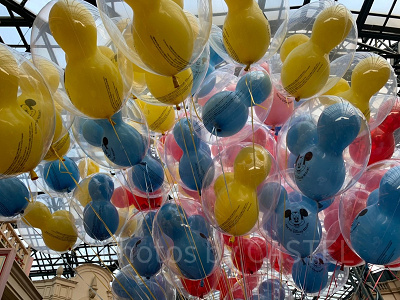 ディズニー風船】ミッキーシェイプのカラフルバルーンが登場