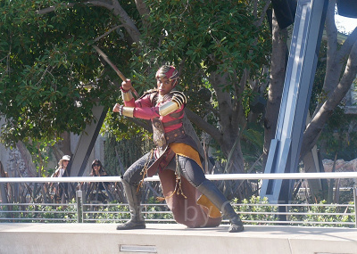 カリフォルニア・アナハイムディズニーランドリゾートのショー：ウォーリアーズ・オブ・ワカンダ：ドーラ・ミラージュの訓練