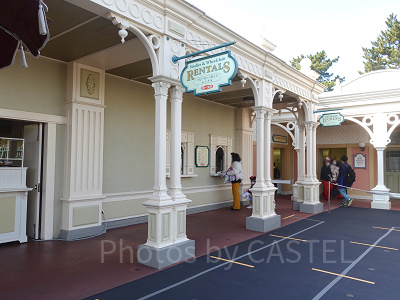 ディズニーランドのベビーカーレンタル場所