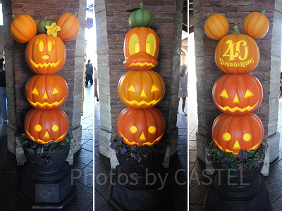 ディズニーシーのハロウィンデコレーション(エントランス)