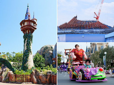 ディズニーランド、シーの新アトラクション