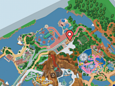 ディズニーシーのトイレマップ：ポートディスカバリー