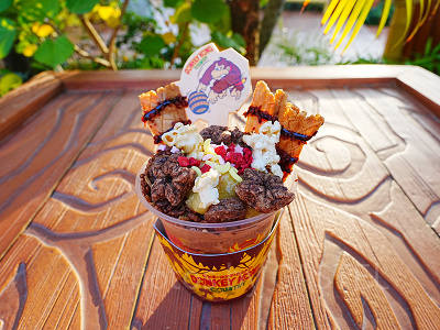 DKクラッシュ・ホットシェイクサンデー ~バナナチョコ・フレーバー~