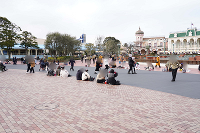 ドリーミング・アップ!待ちの様子(13時ごろ)