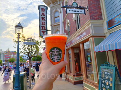 香港ディズニーランドのスタバ「マーケットハウス」のドリンクメニュー