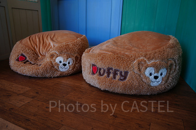 ダッフィーのビーズクッション