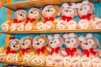 ダッフィー＆シェリーメイのぬいぐるみ