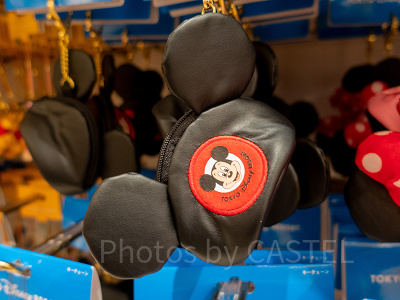 イヤーハットのバッグチャーム（ミッキーグッズ）