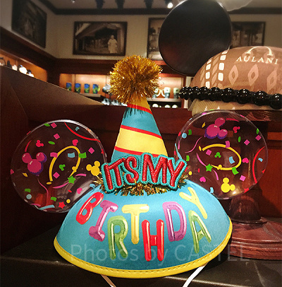 ディズニー バースデー イヤーハット 誕生日 キャップ 被り物