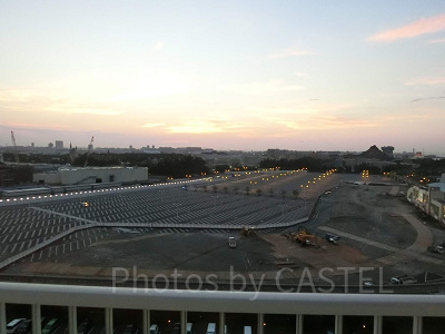 早朝のディズニーリゾート