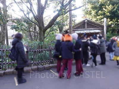 食べ歩きの混雑状況／15:10