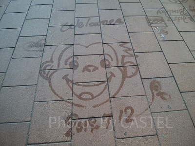 USJ公式駐車場でスプレーアートと遭遇!(2019年7月)