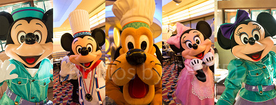 ディズニーリゾートのキャラクターダイニング例