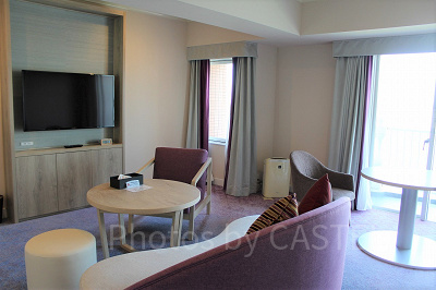 エグゼクティブスイートのリビングルーム