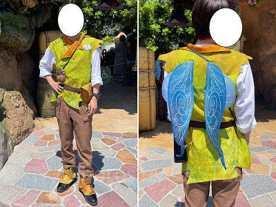 フェアリー・ティンカーベルのビジーバギーのキャストコスチューム