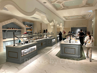 ファンタジースプリングスレストランの朝食ブッフェ