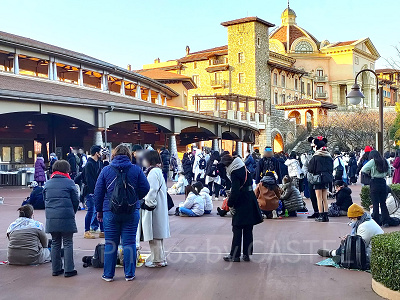 2023年2月ディズニーシー混雑状況レポート：ノースゲート（7:40頃）