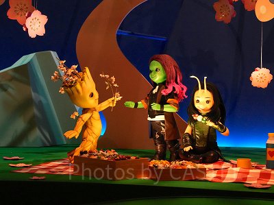 ガモーラとマンティス(イッツ・ア・スモールワールドwithグルート)