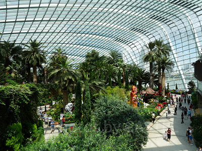 ガーデンズバイザベイ：フラワードーム