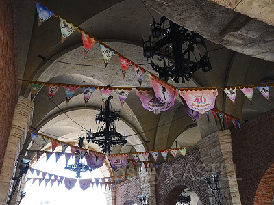 ミラコスタ通りのガーランドデコレーション