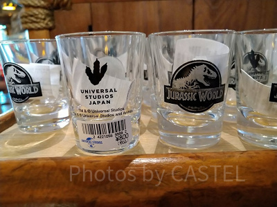 ジュラシックパークロゴ入りグラス