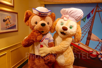 ダッフィーとクッキー・アンのグリーティング