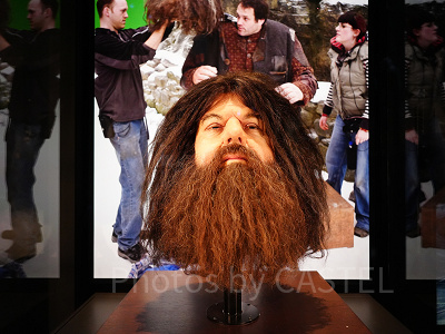 ハグリッドの頭部のアニマトロニクス(スタジオツアー東京)