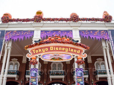 ディズニーランドのハロウィーン