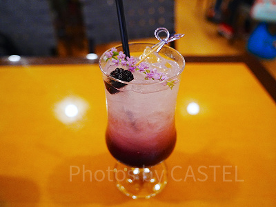 華かほる葡萄ドリンク(USJ×鬼滅の刃 刀鍛冶の里ひょっとこ亭)